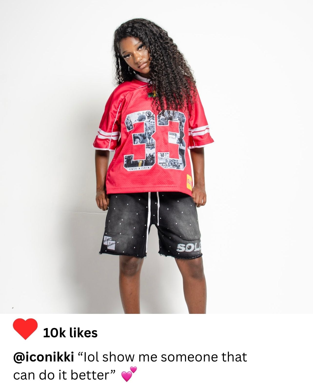 Customer rocking FABL3 You Matter PINK Jersey