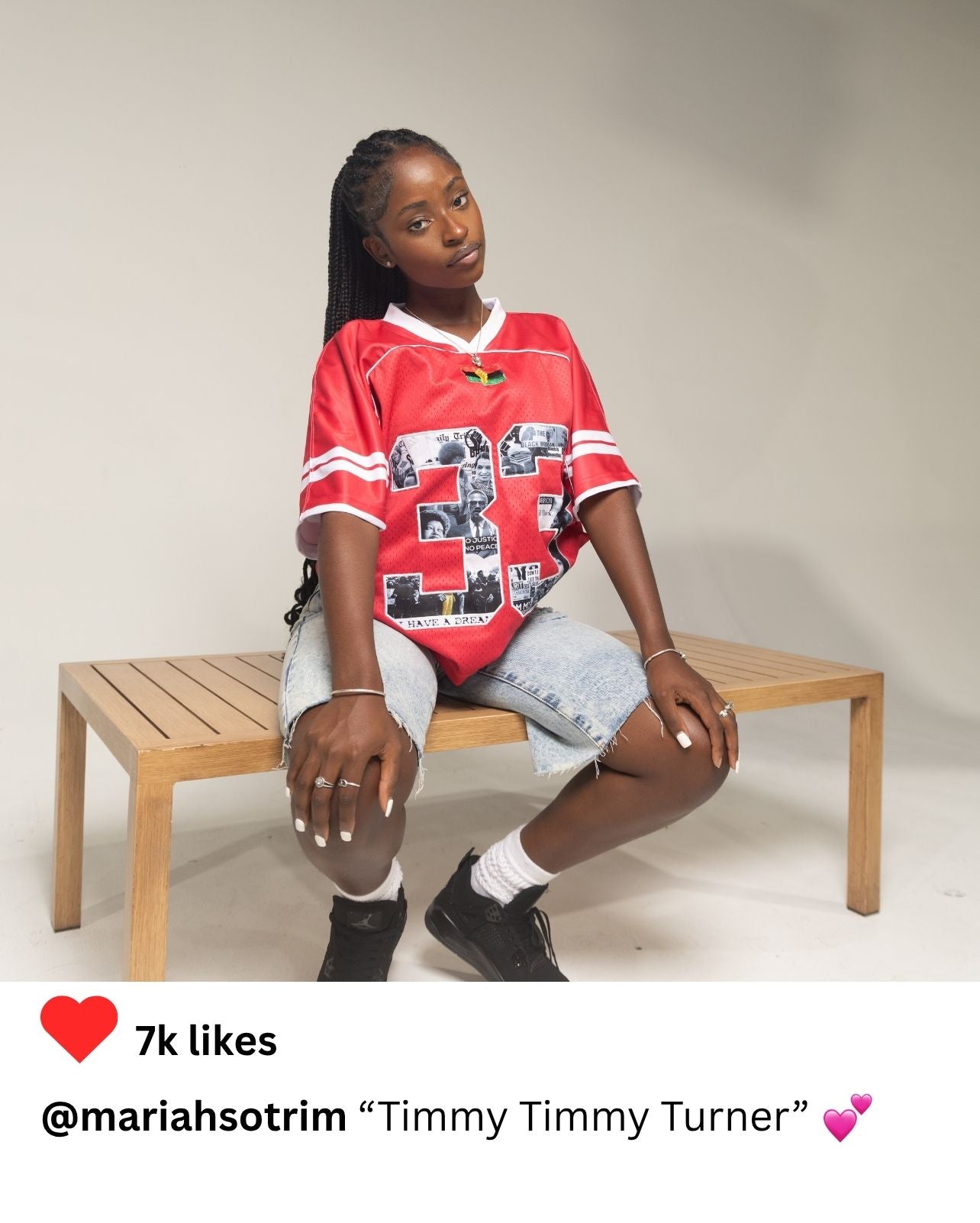 Customer rocking FABL3 You Matter PINK Jersey