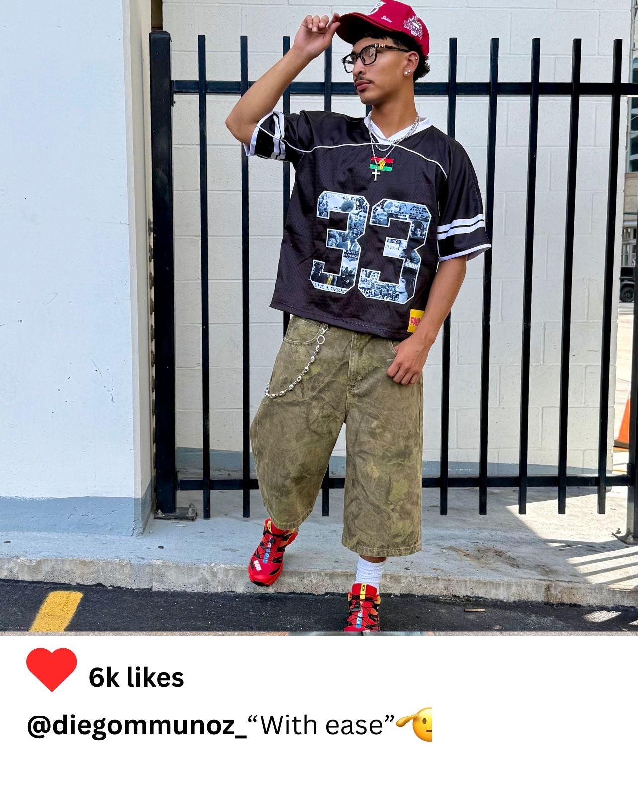 Customer rocking FABL3 You Matter BLACK Jersey