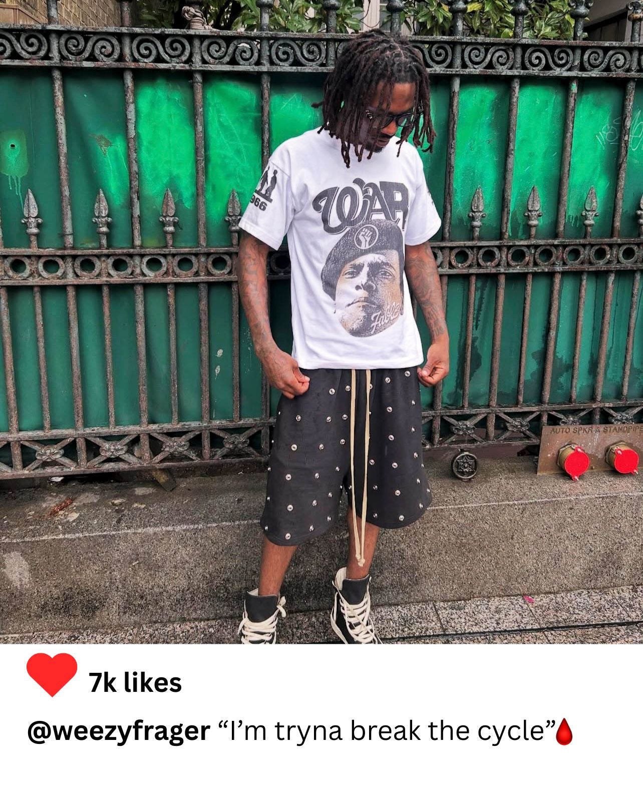 Customer rocking FABL3 You Matter Black Panther Tee