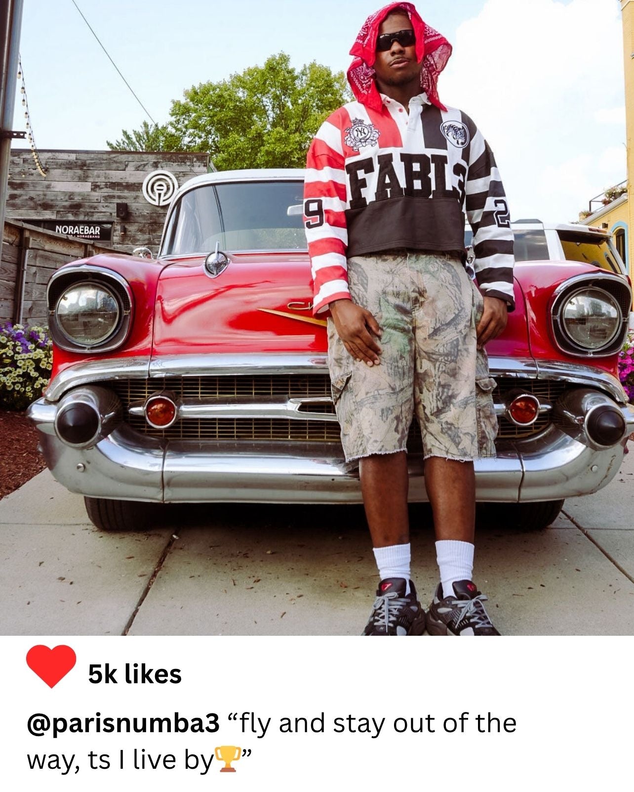 Instagram Model wearing FABL3 Heritage Rugby - FABL3.CO