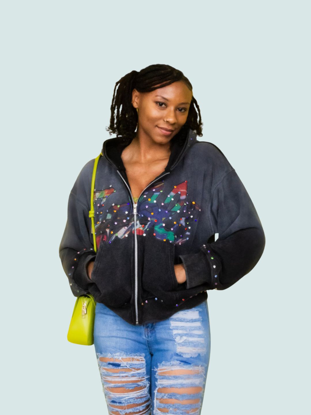 GALLERY HOODIE  (GREY) - FABL3.CO