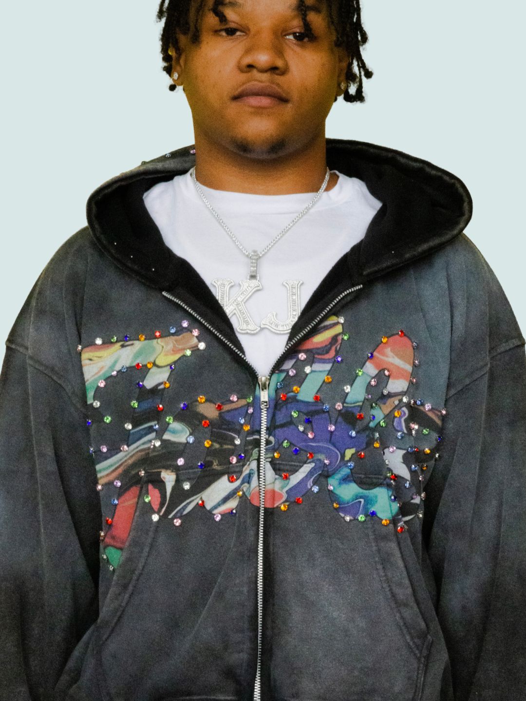 GALLERY HOODIE  (GREY) - FABL3.CO