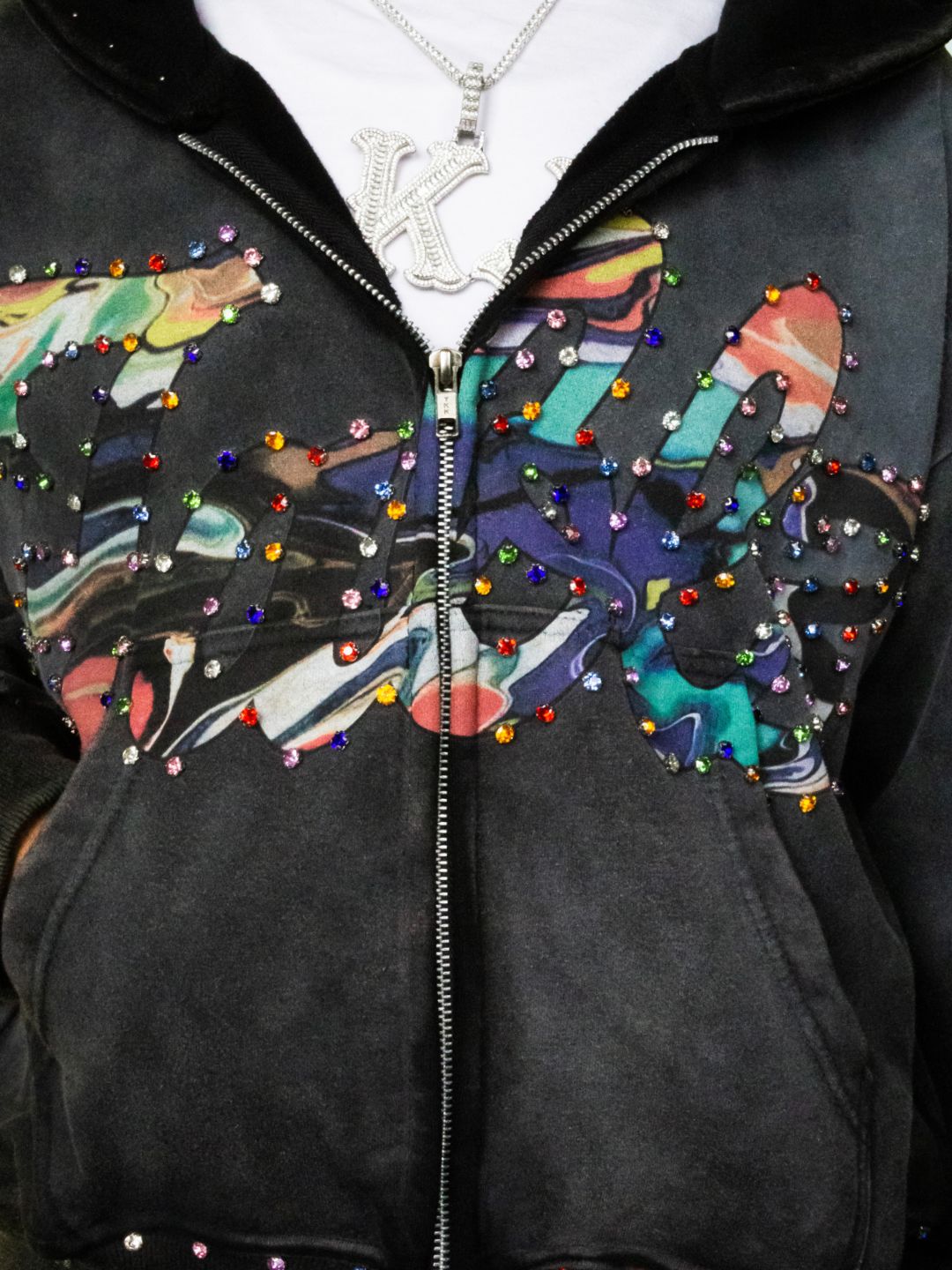 GALLERY HOODIE  (GREY) - FABL3.CO